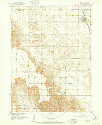 Merna Nebraska Historical topographic map, 1:24000 scale, 7.5 X 7.5 Minute, Year 1951
