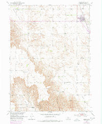 Merna Nebraska Historical topographic map, 1:24000 scale, 7.5 X 7.5 Minute, Year 1951