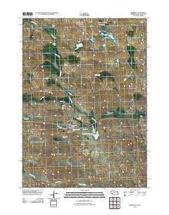Merriman Nebraska Historical topographic map, 1:24000 scale, 7.5 X 7.5 Minute, Year 2011