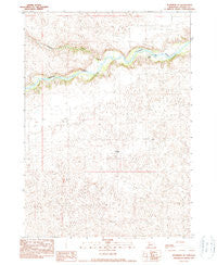 Merriman SE Nebraska Historical topographic map, 1:24000 scale, 7.5 X 7.5 Minute, Year 1990