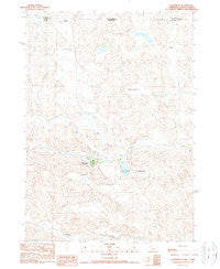 Merriman Nebraska Historical topographic map, 1:24000 scale, 7.5 X 7.5 Minute, Year 1990