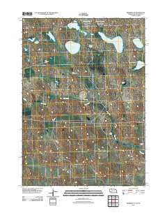 Merriman NE Nebraska Historical topographic map, 1:24000 scale, 7.5 X 7.5 Minute, Year 2011