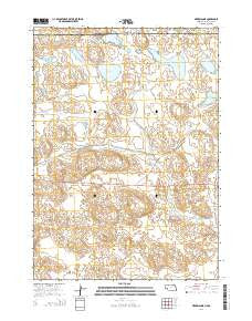 Merriman NE Nebraska Current topographic map, 1:24000 scale, 7.5 X 7.5 Minute, Year 2014