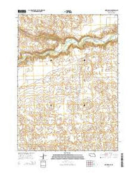 Merriman SE Nebraska Current topographic map, 1:24000 scale, 7.5 X 7.5 Minute, Year 2014