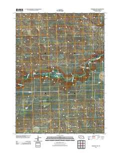 Merriman SW Nebraska Historical topographic map, 1:24000 scale, 7.5 X 7.5 Minute, Year 2011