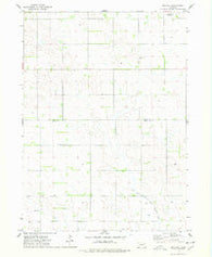 Midland Nebraska Historical topographic map, 1:24000 scale, 7.5 X 7.5 Minute, Year 1974