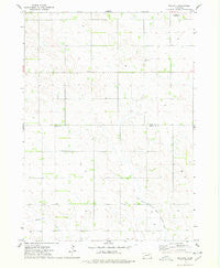 Midland Nebraska Historical topographic map, 1:24000 scale, 7.5 X 7.5 Minute, Year 1974