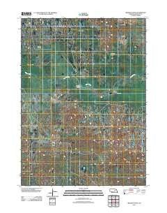 Mignery Ranch Nebraska Historical topographic map, 1:24000 scale, 7.5 X 7.5 Minute, Year 2011