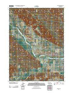 Milburn Nebraska Historical topographic map, 1:24000 scale, 7.5 X 7.5 Minute, Year 2011