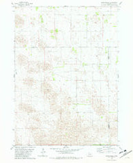 Miles Ranch Nebraska Historical topographic map, 1:24000 scale, 7.5 X 7.5 Minute, Year 1981