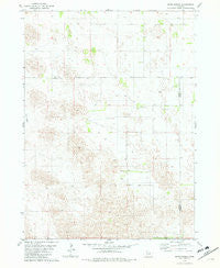 Miles Ranch Nebraska Historical topographic map, 1:24000 scale, 7.5 X 7.5 Minute, Year 1981