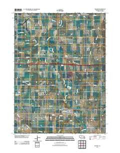 Milford Nebraska Historical topographic map, 1:24000 scale, 7.5 X 7.5 Minute, Year 2011