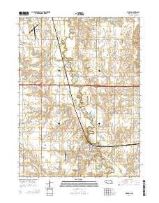 Milford Nebraska Current topographic map, 1:24000 scale, 7.5 X 7.5 Minute, Year 2014