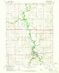Milford Nebraska Historical topographic map, 1:24000 scale, 7.5 X 7.5 Minute, Year 1964