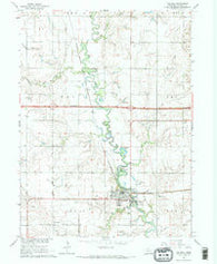 Milford Nebraska Historical topographic map, 1:24000 scale, 7.5 X 7.5 Minute, Year 1964