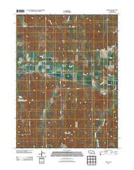 Miller Nebraska Historical topographic map, 1:24000 scale, 7.5 X 7.5 Minute, Year 2011