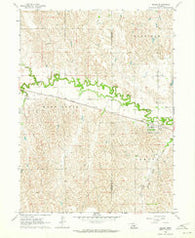 Miller Nebraska Historical topographic map, 1:24000 scale, 7.5 X 7.5 Minute, Year 1962