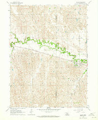 Miller Nebraska Historical topographic map, 1:24000 scale, 7.5 X 7.5 Minute, Year 1962