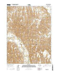 Miller NE Nebraska Current topographic map, 1:24000 scale, 7.5 X 7.5 Minute, Year 2014
