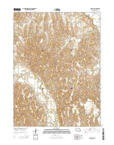 Miller NE Nebraska Current topographic map, 1:24000 scale, 7.5 X 7.5 Minute, Year 2014