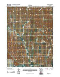 Miller SW Nebraska Historical topographic map, 1:24000 scale, 7.5 X 7.5 Minute, Year 2011