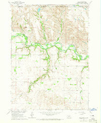 Mills Nebraska Historical topographic map, 1:24000 scale, 7.5 X 7.5 Minute, Year 1964