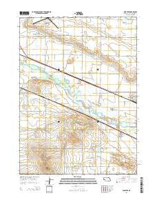 Minatare Nebraska Current topographic map, 1:24000 scale, 7.5 X 7.5 Minute, Year 2014
