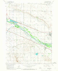 Minatare Nebraska Historical topographic map, 1:24000 scale, 7.5 X 7.5 Minute, Year 1965