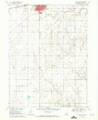 Minden South Nebraska Historical topographic map, 1:24000 scale, 7.5 X 7.5 Minute, Year 1969