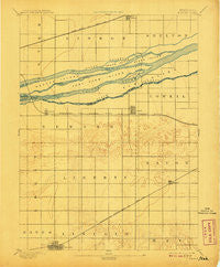 Minden Nebraska Historical topographic map, 1:62500 scale, 15 X 15 Minute, Year 1894