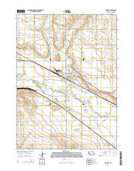 Mitchell Nebraska Current topographic map, 1:24000 scale, 7.5 X 7.5 Minute, Year 2014