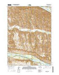Monowi Nebraska Current topographic map, 1:24000 scale, 7.5 X 7.5 Minute, Year 2014