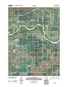 Monroe Nebraska Historical topographic map, 1:24000 scale, 7.5 X 7.5 Minute, Year 2011