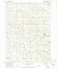 Monterey Nebraska Historical topographic map, 1:24000 scale, 7.5 X 7.5 Minute, Year 1966