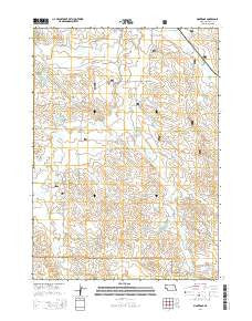 Montrose Nebraska Current topographic map, 1:24000 scale, 7.5 X 7.5 Minute, Year 2014