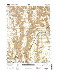 Moorefield Nebraska Current topographic map, 1:24000 scale, 7.5 X 7.5 Minute, Year 2014