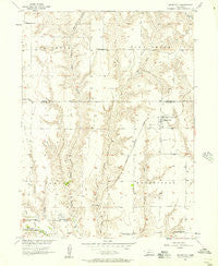 Moorefield Nebraska Historical topographic map, 1:24000 scale, 7.5 X 7.5 Minute, Year 1956