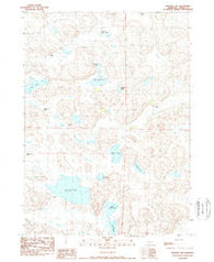 Mother Lake Nebraska Historical topographic map, 1:24000 scale, 7.5 X 7.5 Minute, Year 1989