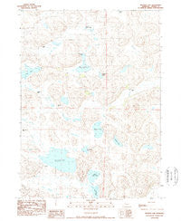 Mother Lake Nebraska Historical topographic map, 1:24000 scale, 7.5 X 7.5 Minute, Year 1989