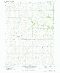 Mount Clare Nebraska Historical topographic map, 1:24000 scale, 7.5 X 7.5 Minute, Year 1974