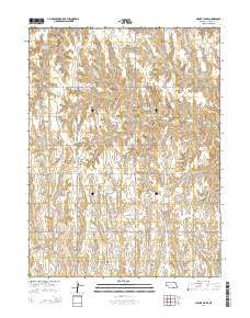 Mount Clare Nebraska Current topographic map, 1:24000 scale, 7.5 X 7.5 Minute, Year 2014