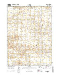 Mount Edna Nebraska Current topographic map, 1:24000 scale, 7.5 X 7.5 Minute, Year 2014