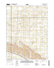 Mount Vernon Nebraska Current topographic map, 1:24000 scale, 7.5 X 7.5 Minute, Year 2014