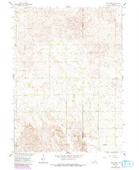 Mud Creek Nebraska Historical topographic map, 1:24000 scale, 7.5 X 7.5 Minute, Year 1960