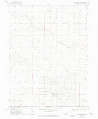 Mud Springs SE Nebraska Historical topographic map, 1:24000 scale, 7.5 X 7.5 Minute, Year 1972