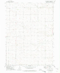Mud Springs SW Nebraska Historical topographic map, 1:24000 scale, 7.5 X 7.5 Minute, Year 1972