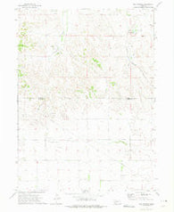 Mud Springs Nebraska Historical topographic map, 1:24000 scale, 7.5 X 7.5 Minute, Year 1972