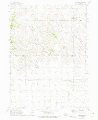 Mud Springs Nebraska Historical topographic map, 1:24000 scale, 7.5 X 7.5 Minute, Year 1972