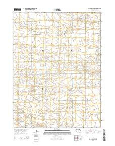 Mud Springs SW Nebraska Current topographic map, 1:24000 scale, 7.5 X 7.5 Minute, Year 2014