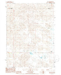Mudd Lake Nebraska Historical topographic map, 1:24000 scale, 7.5 X 7.5 Minute, Year 1986